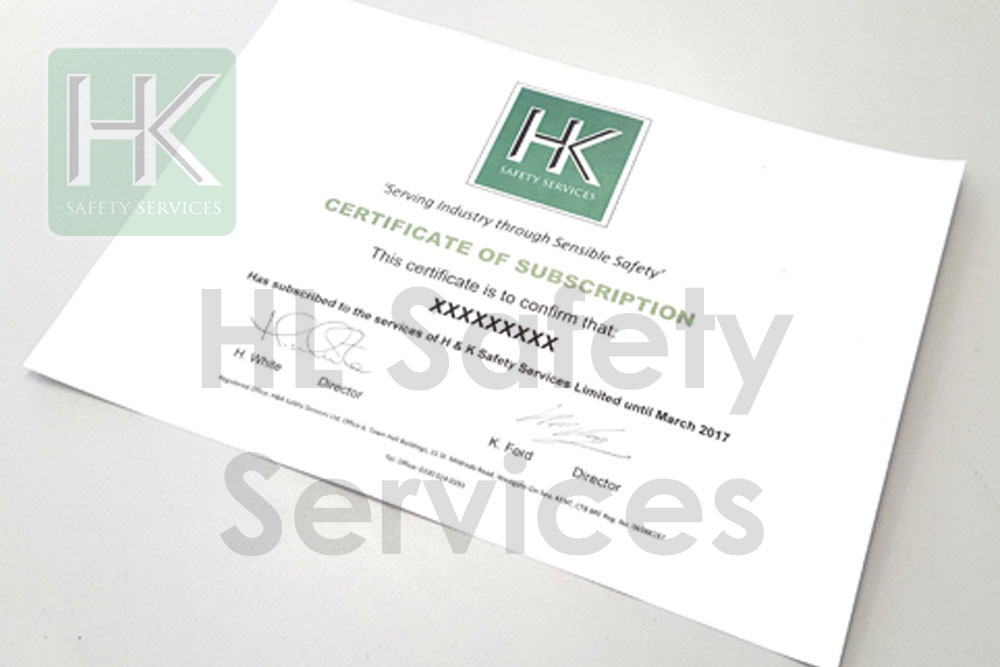 Membership image at H&K Safety Services